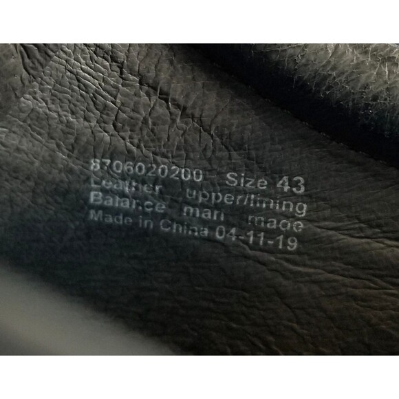 DANSKO Men's Wyatt Oxford Shoes Black Leather Lace Up Sz 43 9.5 10 - Picture 11 of 16